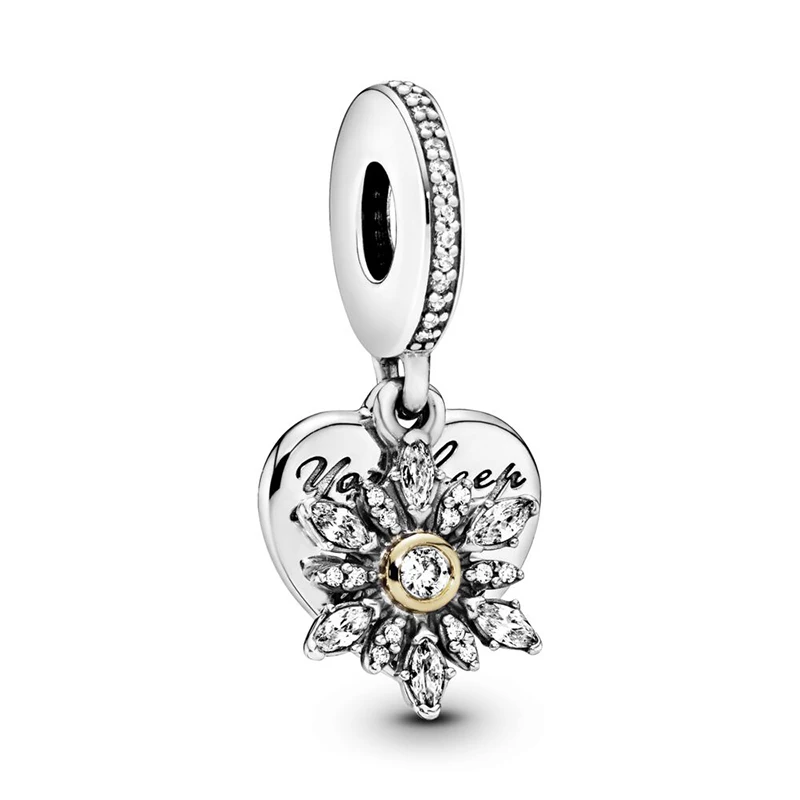 TOGORY, 2 шт./лот, Серебряное перо, колесо обозрения, подвеска, Подходит для Pandora, талисманы, браслеты, сделай сам, ювелирные изделия для женщин, серебряные ювелирные изделия, аксессуары