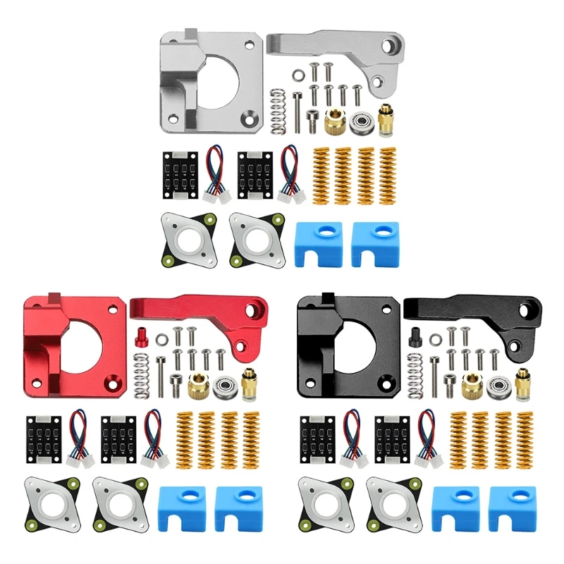 

MK8 Aluminum Bowden Extruder for All Creality Printers with Upgraded Premium Metal Bed Springs, Pneumatic Fittings