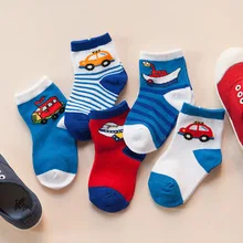 Осенние детские носки для мальчиков и девочек хлопковые носки детские носки для малышей Детские носки с мультяшными рисунками