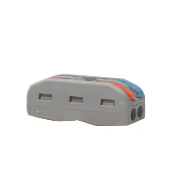 

10pcs Wire Connector Docking Lightweight Plug-In Press Type Home Terminals Reusable Quick Insulation Cage Spring Universal