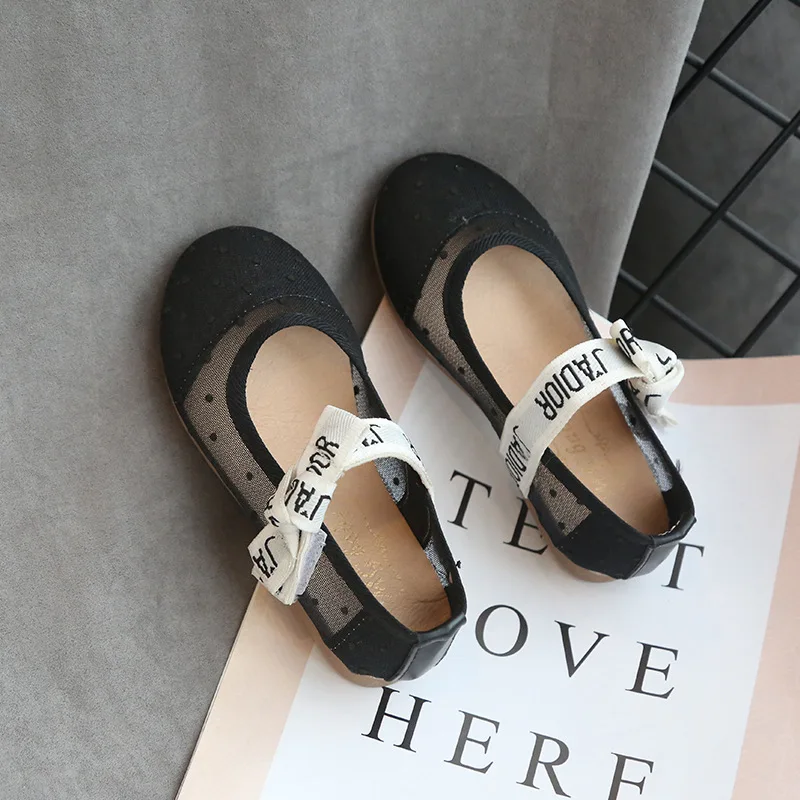 Kids girl shoes Lace Princess Leather Spring autumn Toddler Infant Shoes For girl flats Children Shoes