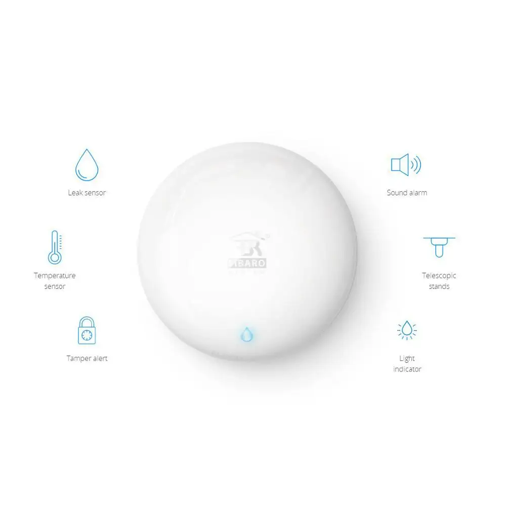 FIBARO Z-Wave plus Датчик потока FGFS-101 датчик утечки воды детектор сигнализации