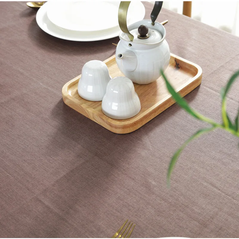 TONGDI настольная ткань прочный холст Eazy для очистки водонепроницаемый маслостойкий украшение для кухни столовой кемпинга прямоугольник