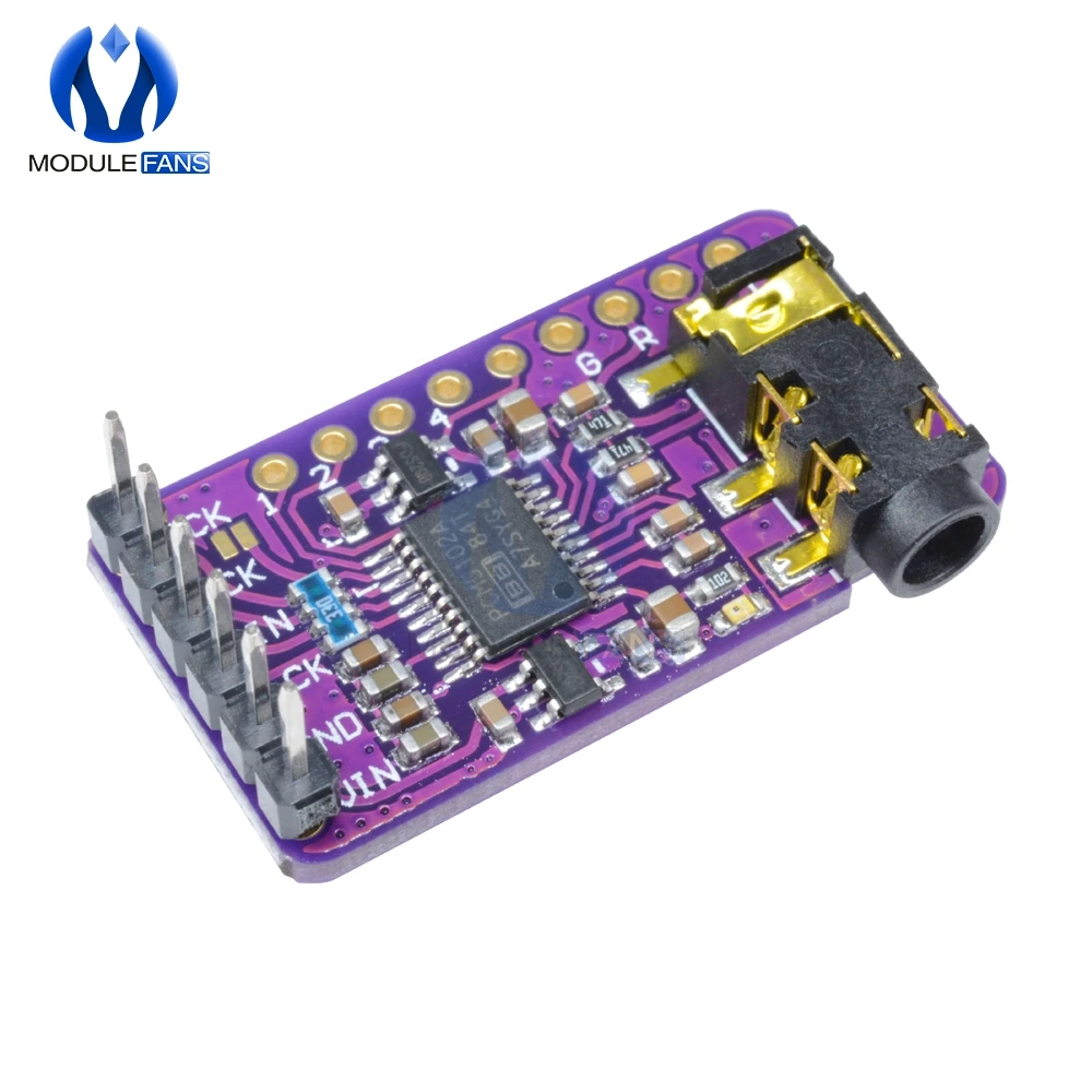 Интерфейс I2S PCM5102 DAC декодер GY модуль плеера для Raspberry Pi pHAT форматная плата