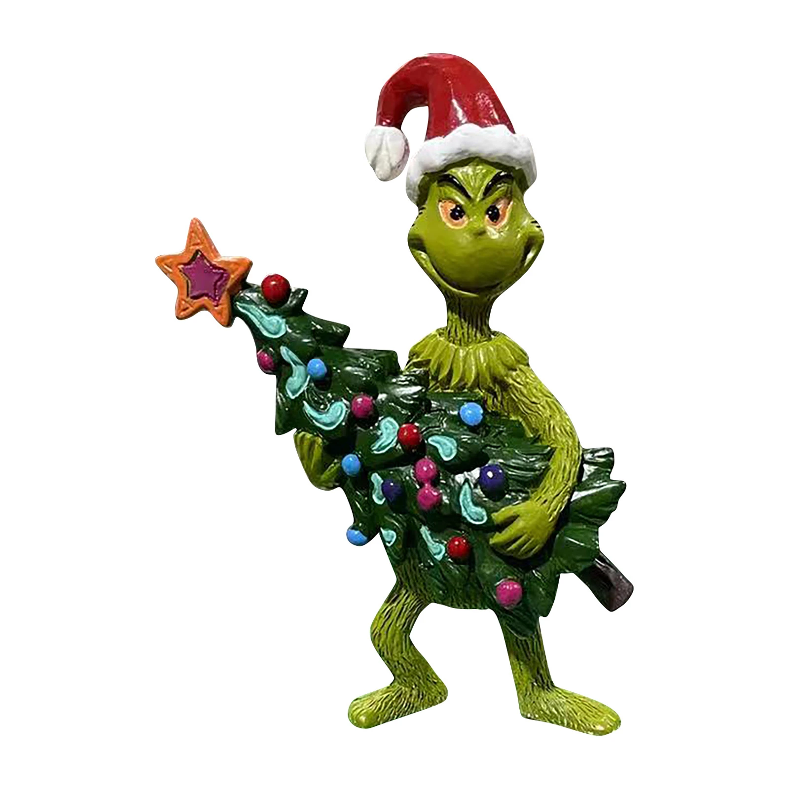 Resina Colgante Grinch y árbol Decoraciones de Navidad Decoración creativa Resina Colgante Grinch y árbol Decoraciones de Navidad Decoración creativa