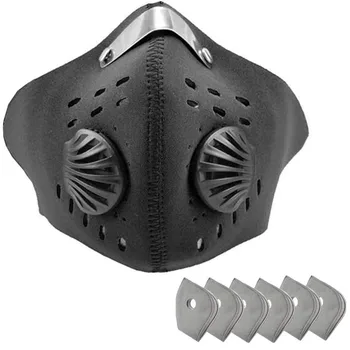 

fast Shipping To The US Activated Reusable Carbon Filter Windproof Dust-Proof Outdoor Sports Bibs Running Cycling Dust Filter