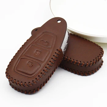 

KUKAKEY Car Key Case Cover For Ford Focus 2 ST Kuga Fiesta Mk7 Mondeo MK3 MK4 Fusion S C Max Ranger Transit Key Ring Accessories