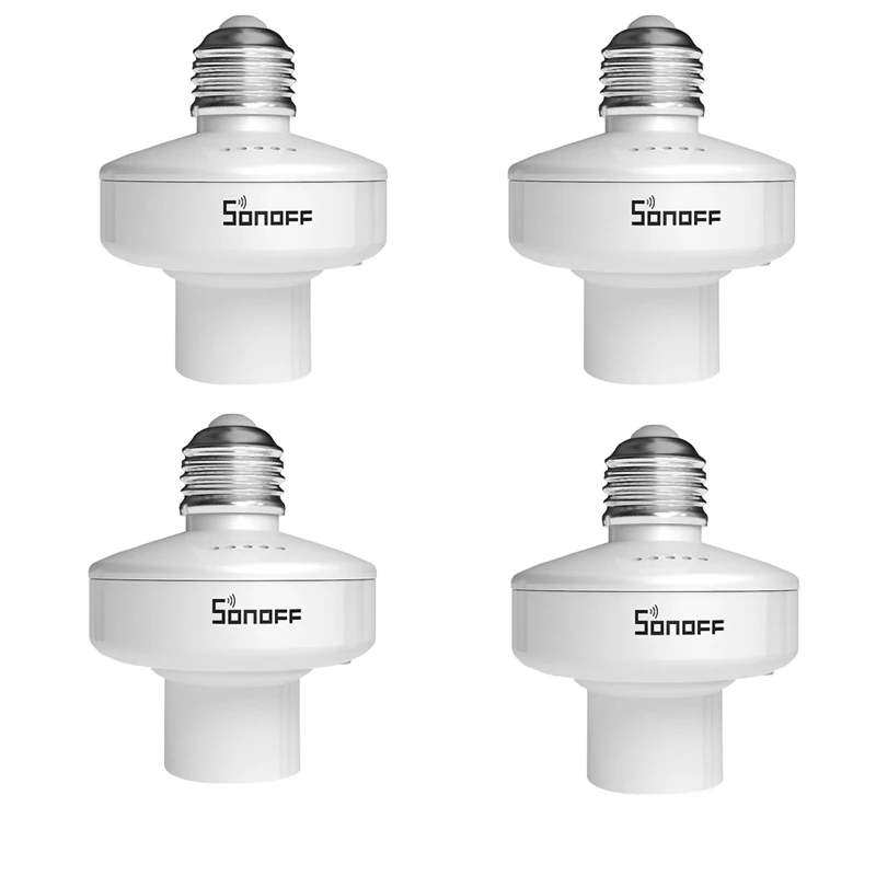 1/3/4 шт. Sonoff SlampherR2 433 МГц RF Smart WiFi светильник держатель E27 держатель лампы прерыватель переключатель Wi-Fi Умный дом для Alexa Google Home - Комплект: 4PCS