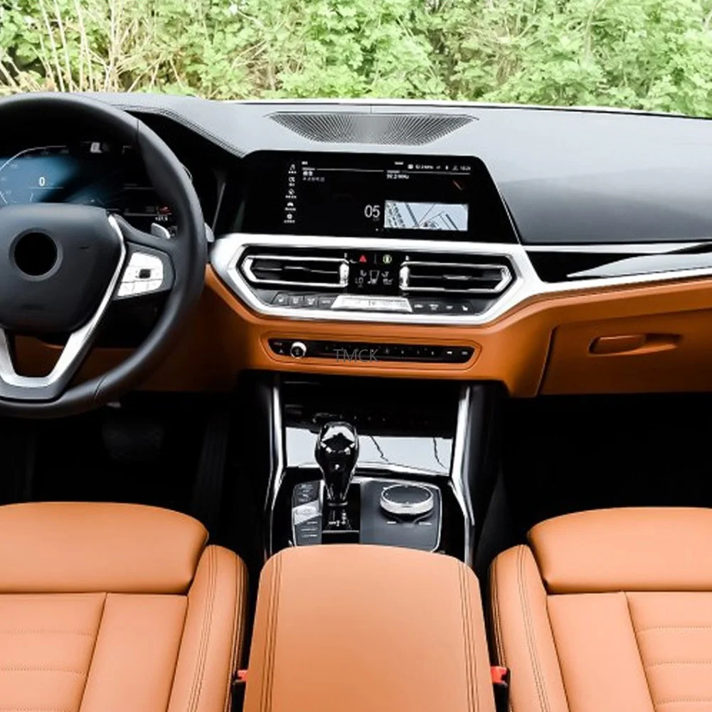 Для BMW 3 серии G20 G28 325li 325i 2019 2020 Автомобильная дверь центральная консоль медиа