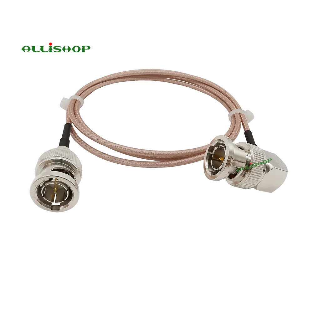 BNC Male to Right Angle Connector 75Ohm RG179 Coaxial Cable Pigtail For Video HD-SDI/3G-SDI/4K/8K SDI 2-15Meter | Обустройство дома