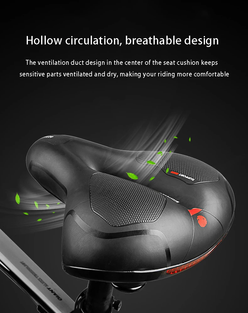 KINGSEVEN MTB Bicycle Saddle Seat Big 