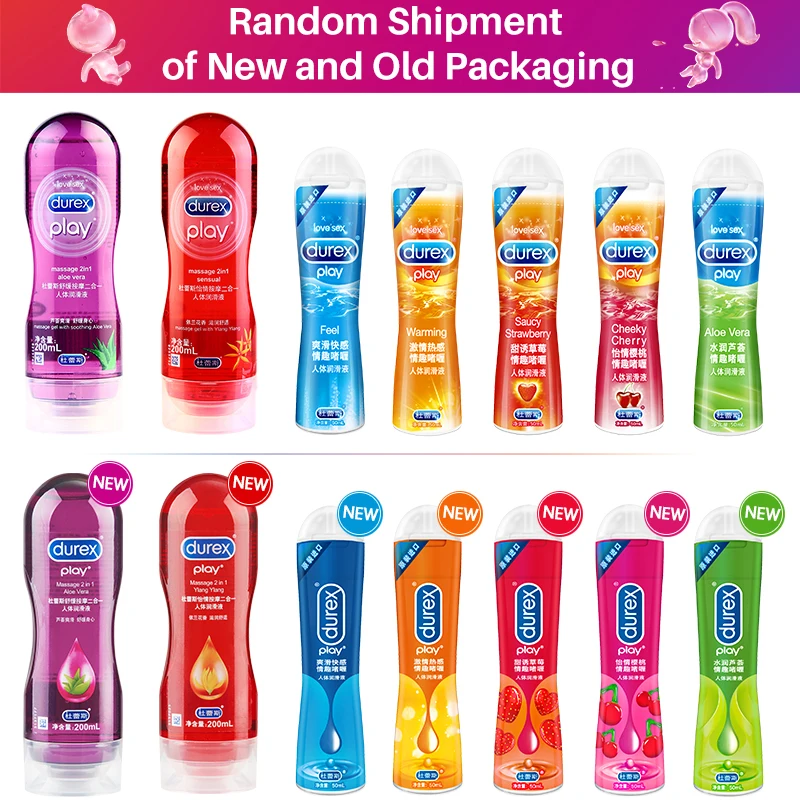 Durex Lubricant Fruit Play Lube Water Based 50 200ml Smooth Lubricant Anal Vaginal Gel Massage Oil