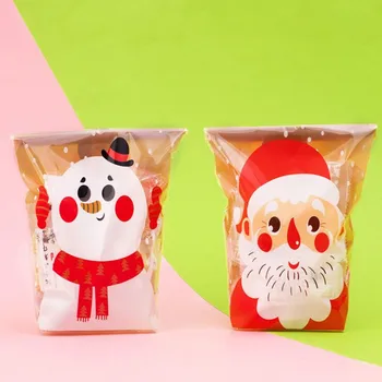 

Hot sale new 50pcs 15x23x3cm Christmas /halloween Nougat Snow Flake cookies cranberry gift bag two style food /cookie candy bag