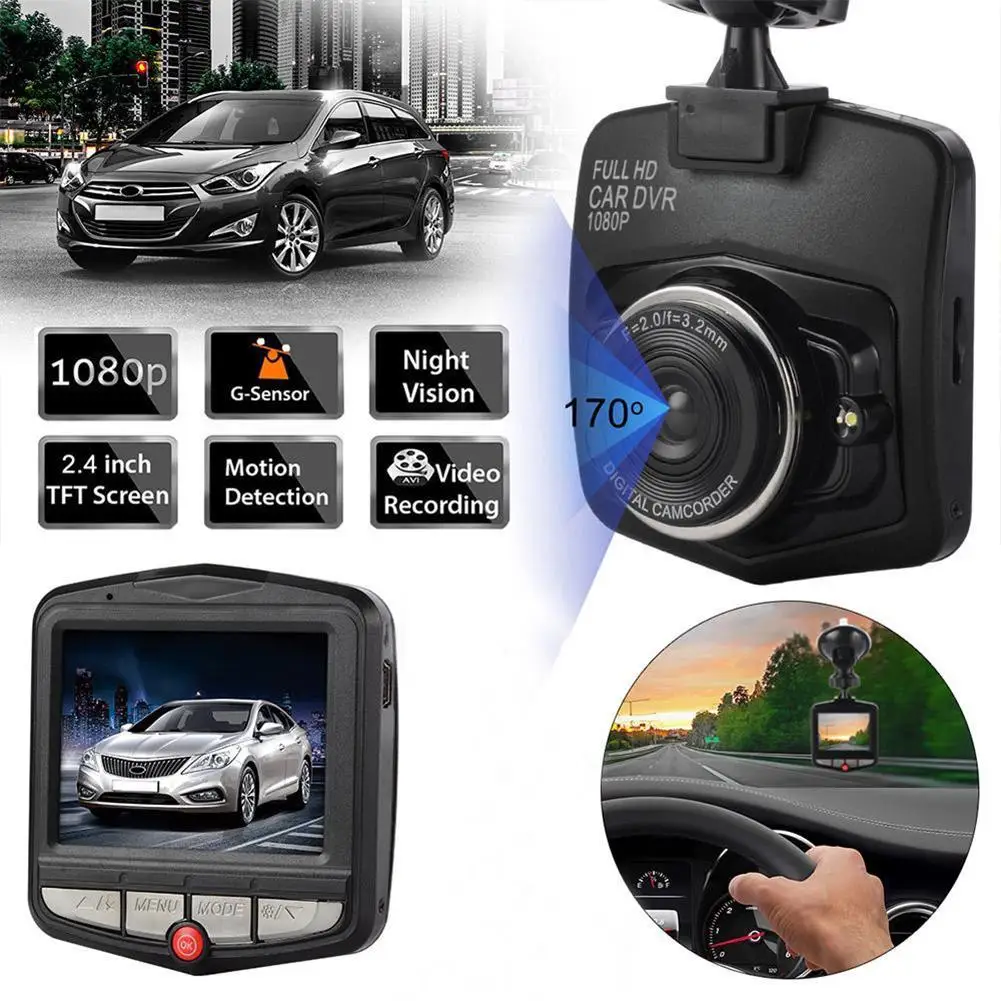 Мини-Регистратор для вождения автомобиля dvr камера Dashcam Full HD 1080P видео регистратор рекордер g-сенсор ночного видения видеорегистратор