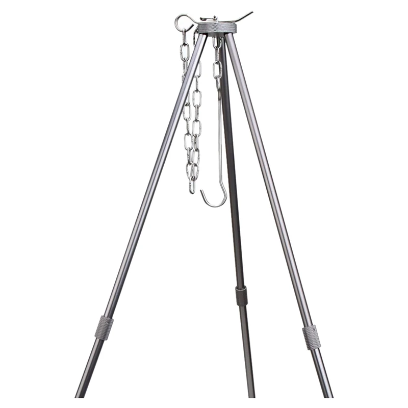 

Outdoor Cooking Tripod for Camping Picnic with Storage Bag