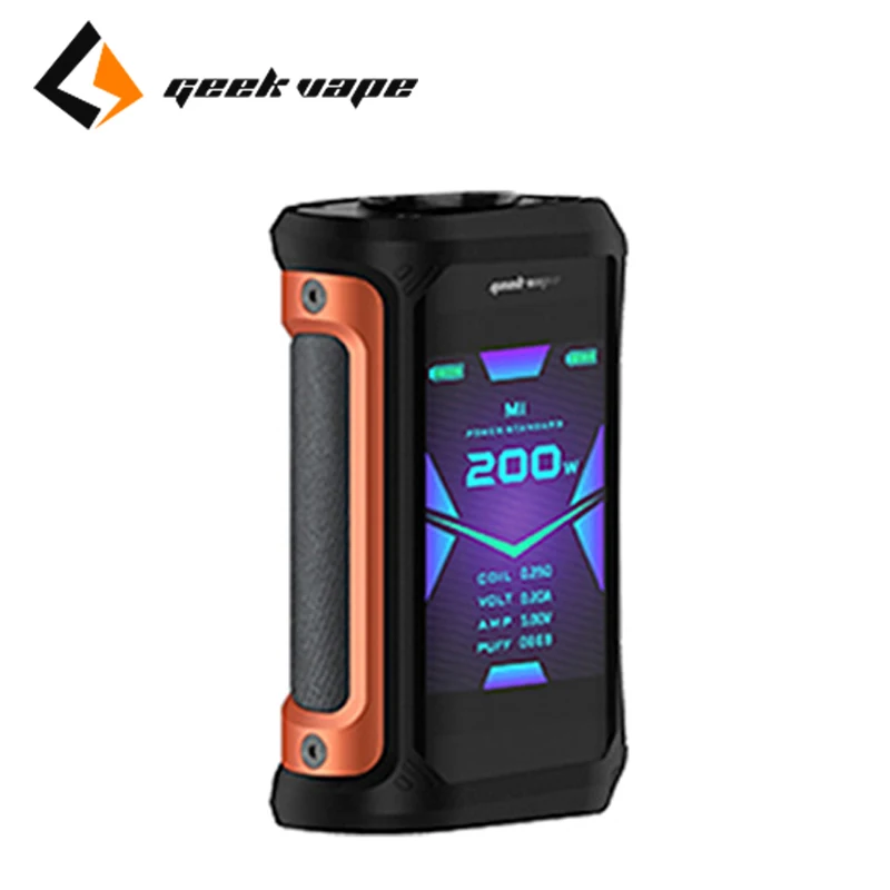 Signature Orange 2 шт Geekvape Aegis X Vape мод 200 Вт Водонепроницаемый 2,0 в качестве чипсета электронных сигарет Vape коробка мод подходит Cerberus испаритель танк - Цвет: Signature Orange