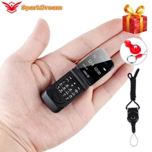 J9 мини флип мобильный телефон 0,6" маленький раскладушка сотовый телефон беспроводной Bluetooth Dialer волшебный голос Handsfree Наушники для детей