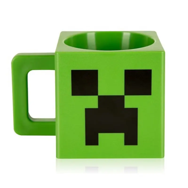 Кружка пластиковая Minecraft Creeper 230мл | Дом и сад