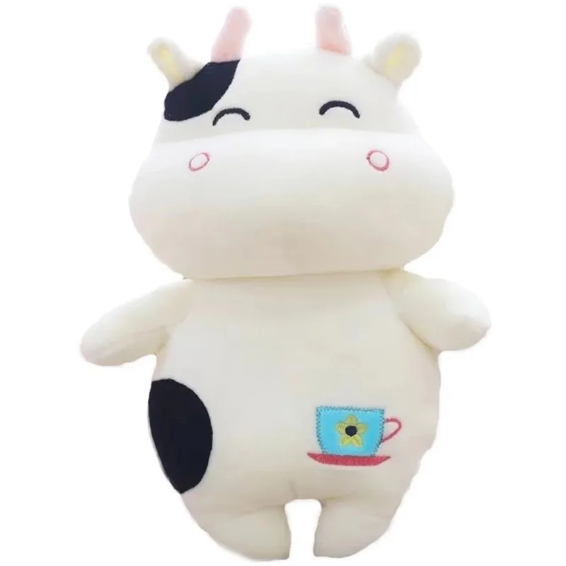 25cm New Cute Soft Cow Plush Toy Kawaii Stuffed Animals Plush Doll Cartoon Toy Sleeping Pillow 1