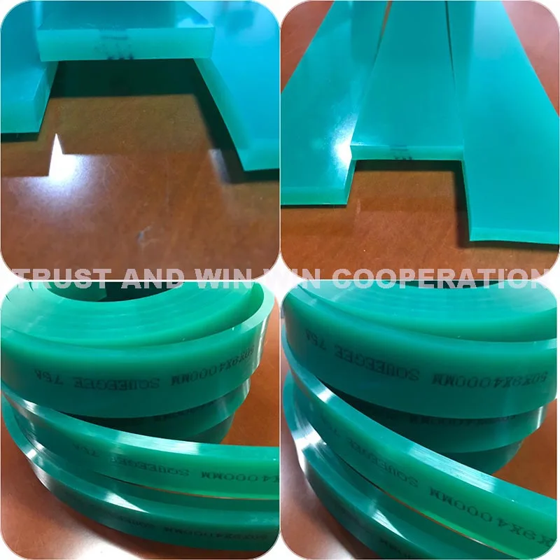 Бесплатная доставка! Зеленый 50 мм * 9 4000 мм! Трафаретная печать плоский резиновый