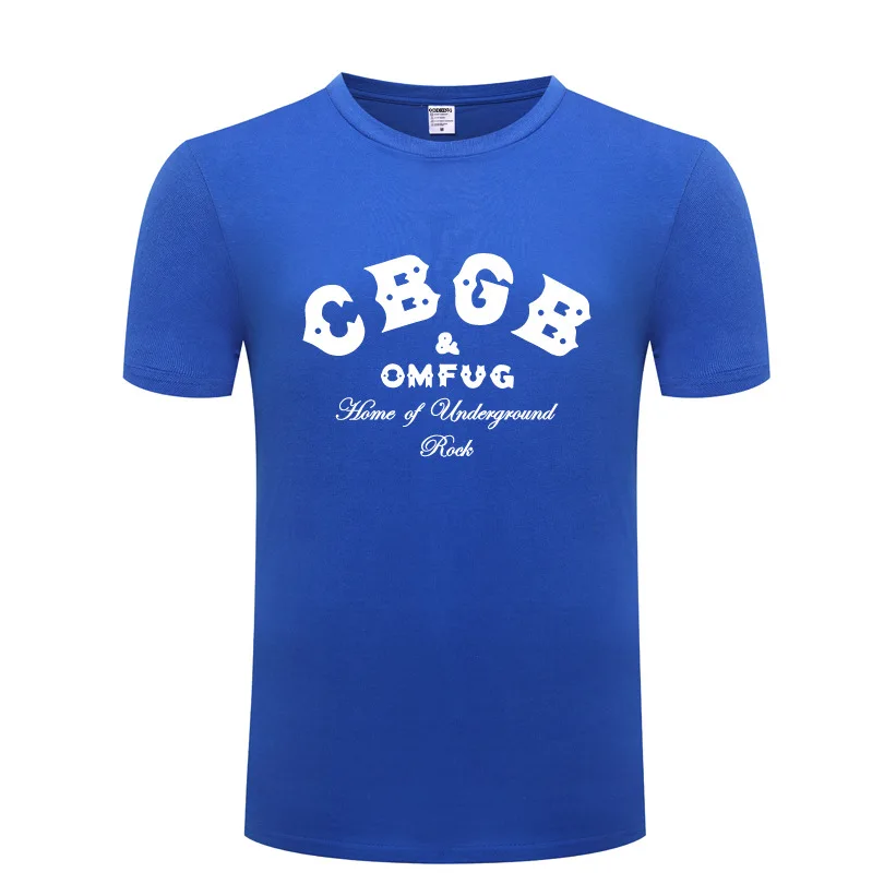 Punk Rock Music CBGB Printed Men T Shirt Hip Hop T Shirts Men Cotton Short Sleeve Male Tshirt Streetwear Tee Shirt Homme Funny