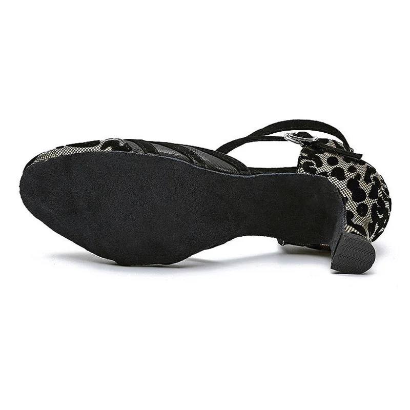 new brand Ballroom Salsa tango latin dance shoes girls women's modern salsa latin dance shoes Rubber sole