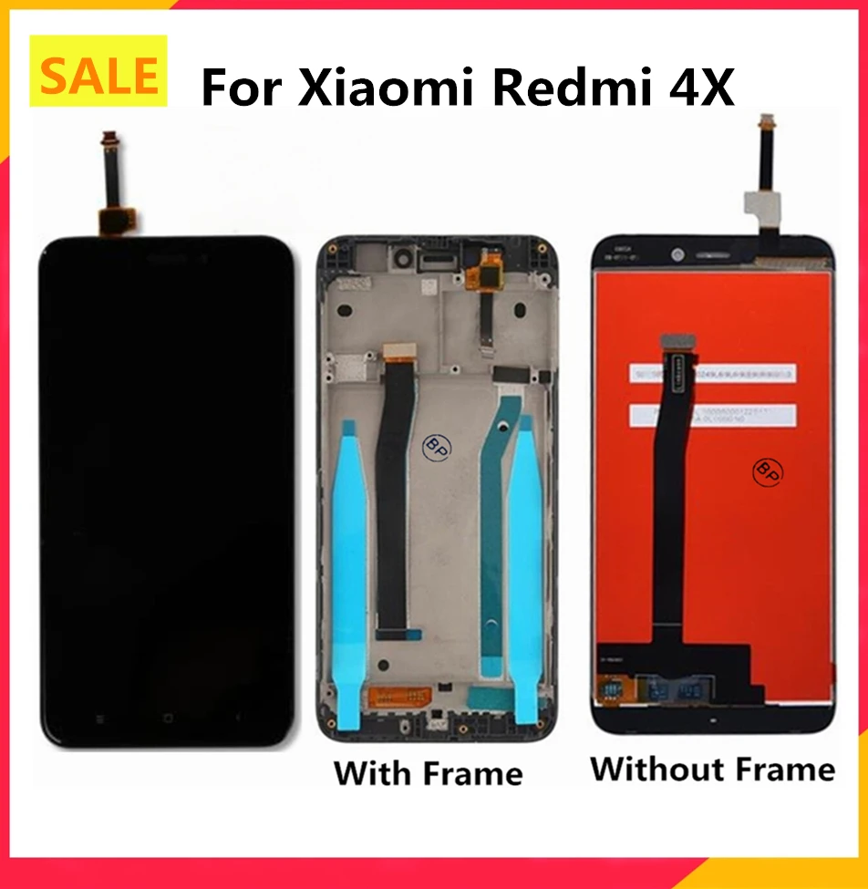 Biipaer ЖК экран для Xiaomi Redmi 4X дисплей сенсорный дигитайзер сборка Рамка 4X|Экраны