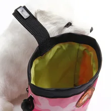 Мешок для закусок для домашних животных с мешком для мусора, тренировочная сумка для кошек и упаковка собачьего корма, сумка для тренировок на открытом воздухе, карманы для собак, товары для домашних животных