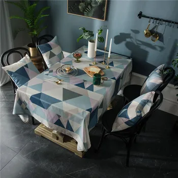 

Waterproof Nordic Simple Dining Table Cloth Tablecloth Round Rectangular Coffee Table Multi-Purpose Cover Cloth