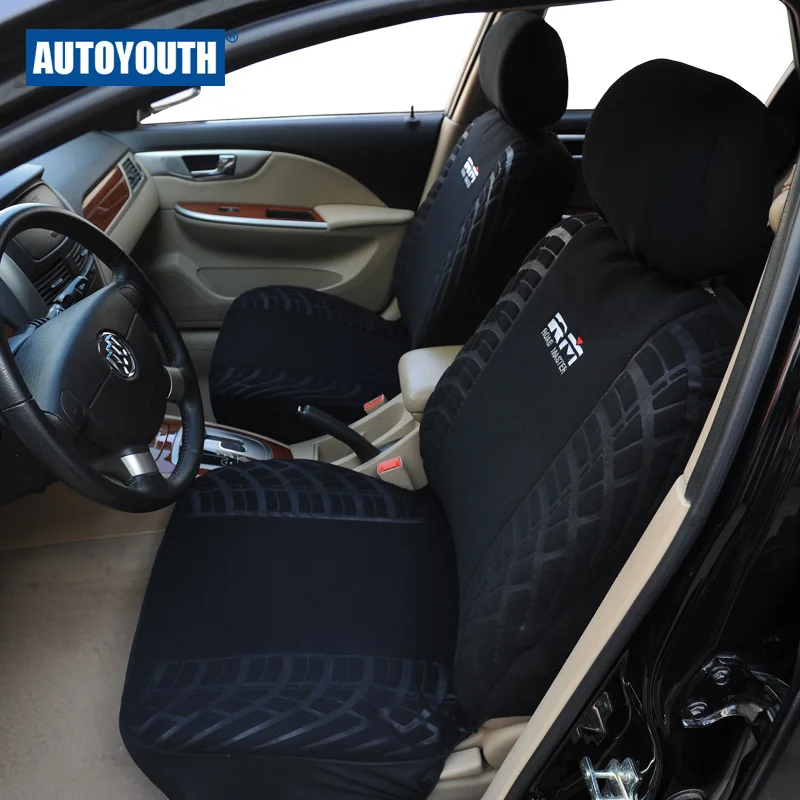 Автомобильные чехлы AUTOYOUTH полный комплект универсальные тканевые Чехлы для