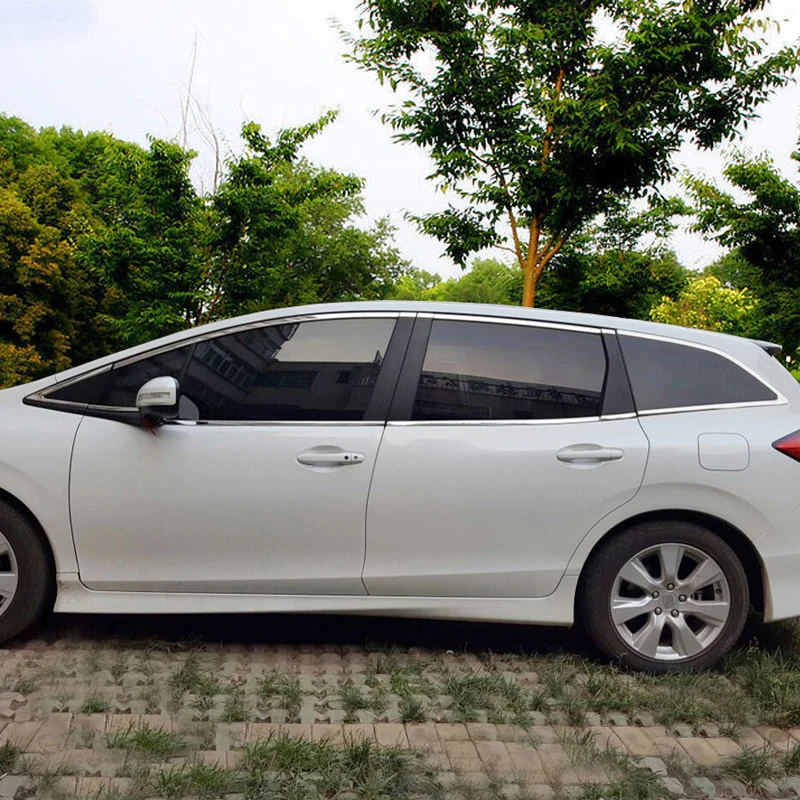 10/16 шт. автомобильный Стайлинг Колонка Стикеры для Honda Jade 2013-настоящее оконная накладка передний и задний кузова украшения хром аксессуар