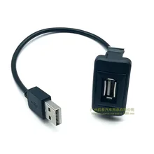 Применимый ТОЙОТА Виго USB кабель Vigo аудиоустановка USB кабель адаптера интерфейса удлинитель Кабель передачи данных