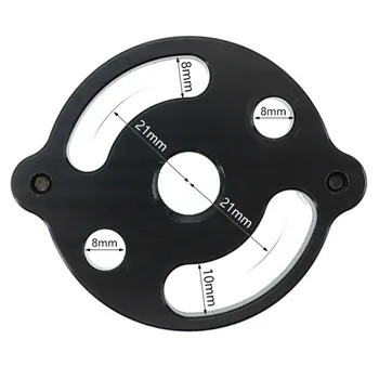 

Drill Guide Straight Hole Punch Locator Jig 6/8/10mm Woodworking Aluminum Alloy Black