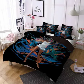 

Sexy Girls Printing 3D Luxury Duvet Cover Set Twin Full Queen King Bed Linen Set Street Dance Bedding Set Home Comforter Set