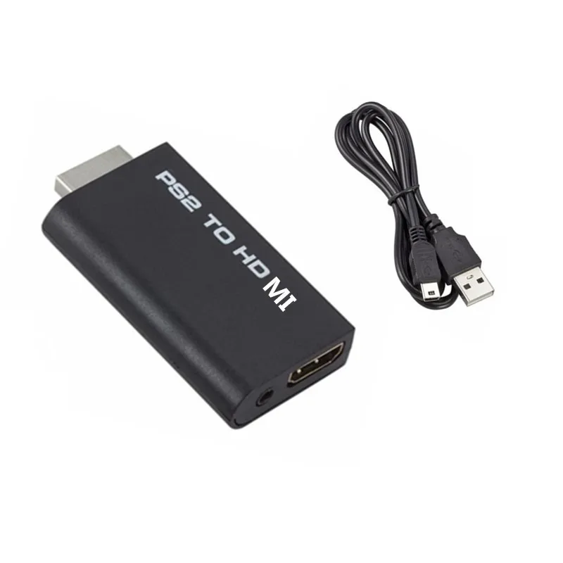 Поддерживает все режимы отображения PS2 THGS HDV-G300 PS2 к HDMI 480i/480 p/576i аудио видео конвертер адаптер с 3,5 мм аудио выход