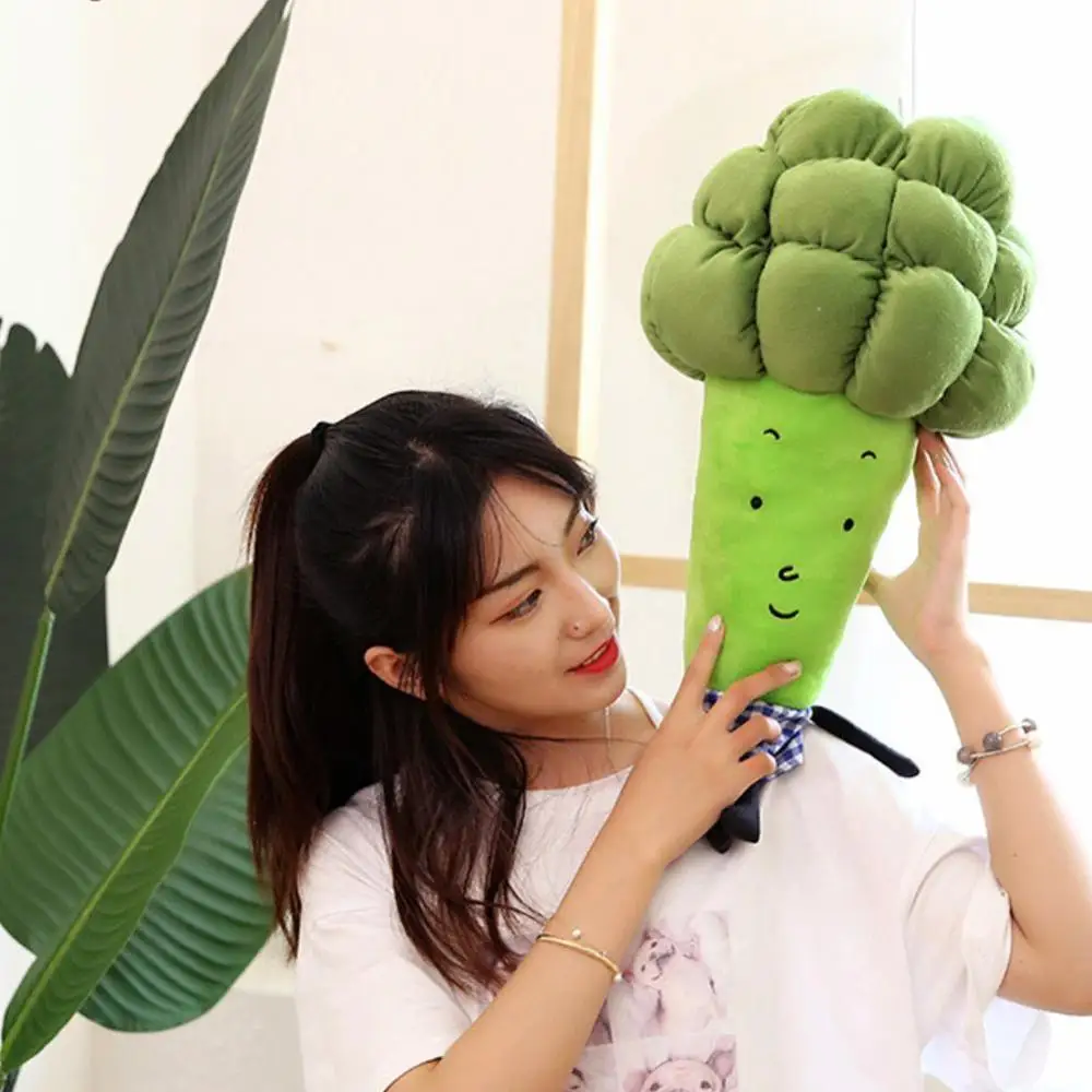 

Cute Multi-functional Vegetable Pillow Broccoli Plush Toys Soft And Comfortable Pillows