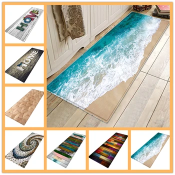 

Living Room Rug Bed Room Antiskid Soft Solid Rug Carpet Hallway Doormat Anti - Slip Carpet Absorb Water Kitchen Mat 40X60 CM