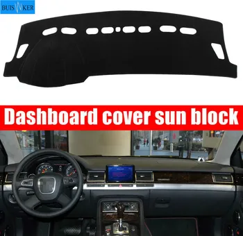 

for Audi A8 D3 2003~2010 4E Anti-Slip Anti-UV Mat Dashboard Cover Pad Shade Dashmat Protect Carpet Accessories S-line 2006 2007
