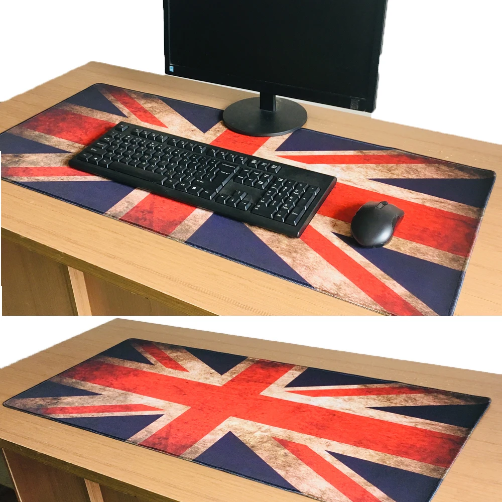 New Rubber Large Gaming Mouse Pad Gamer Solid Color Locked Edge Keyboard Mouse Mat Gaming Desk Mousepad For Overwatch CS GO 2
