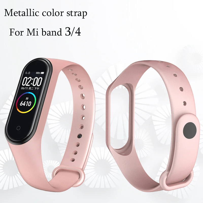 Смарт браслет для Xiaomi Mi Band 3/4 фитнес Miband 4 3 ремешок спортивный Сменные аксессуары