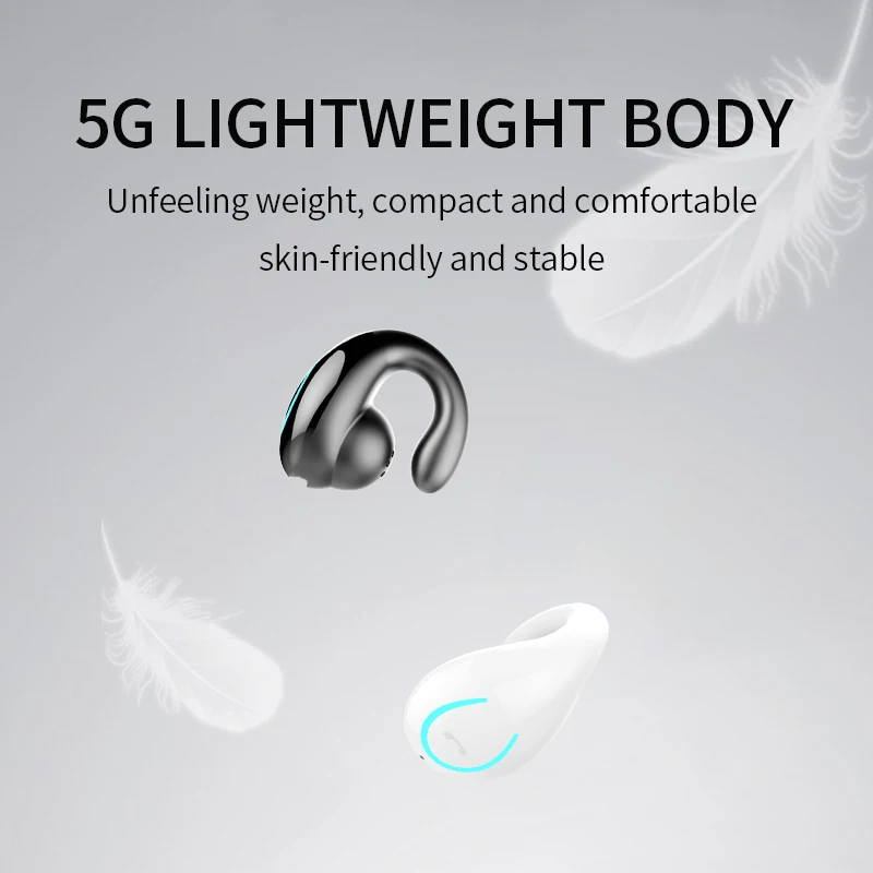 TWS Bluetooth 5.0 Earphones  Charging Box Wireless Headphone 9D Stereo Sports Waterproof Earbuds The New Type Hanging ears