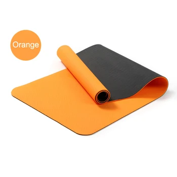

Thicken Yoga Mat Anti-Slip Sport Pad Odorless for Fitness Pilates Exercise TPE 6mm ENA88
