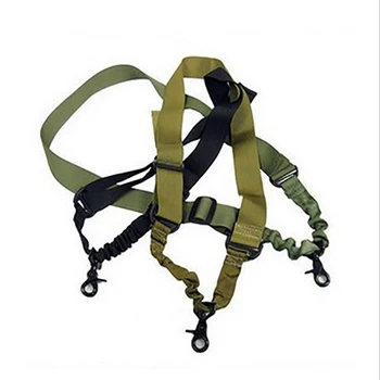 

New Nylon Adjustable Multi Function Tactical Single Point Bungee Airsoft Sling Strap Hunting Supplies