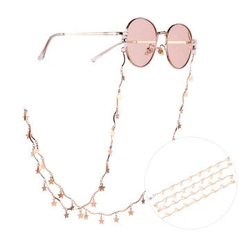

Fashion Womens Sunglasses Eyeglass Chains Stars Glasses Chain Eyewears Cord Holder Neck Strap Rope