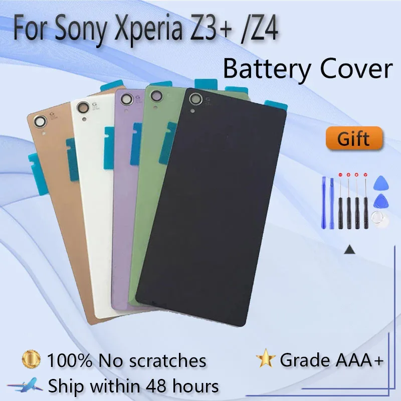 Задняя крышка батарейного отсека для Sony Xperia Z3 Plus Z4 E6553 SO-03G 402SO с запасными частями +