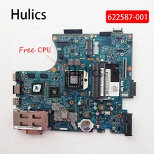 Hulics оригинальная материнская плата для ноутбука hp 4525S 622587-001 с радиатором вместо 48.4GJ01.011 протестированный рабочий процессор