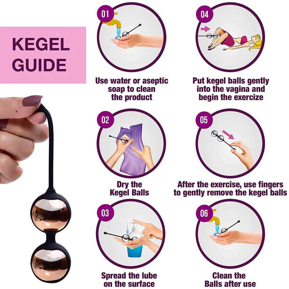 Great Kegel Ball set For Beginners advanced vaginal tightening exerciser Prevent Prolapse Bladder Control geisha ben wa balls