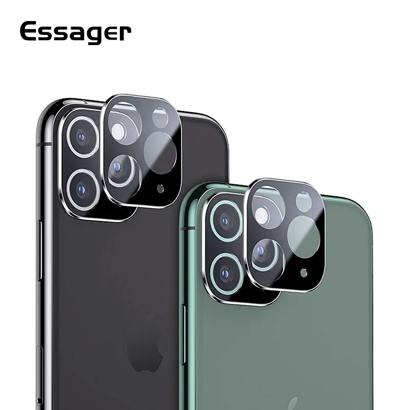 Защитная пленка Essager для задней камеры iPhone 11 Pro Max 0,3 мм, ультратонкая защитная пленка из закаленного стекла для телефона