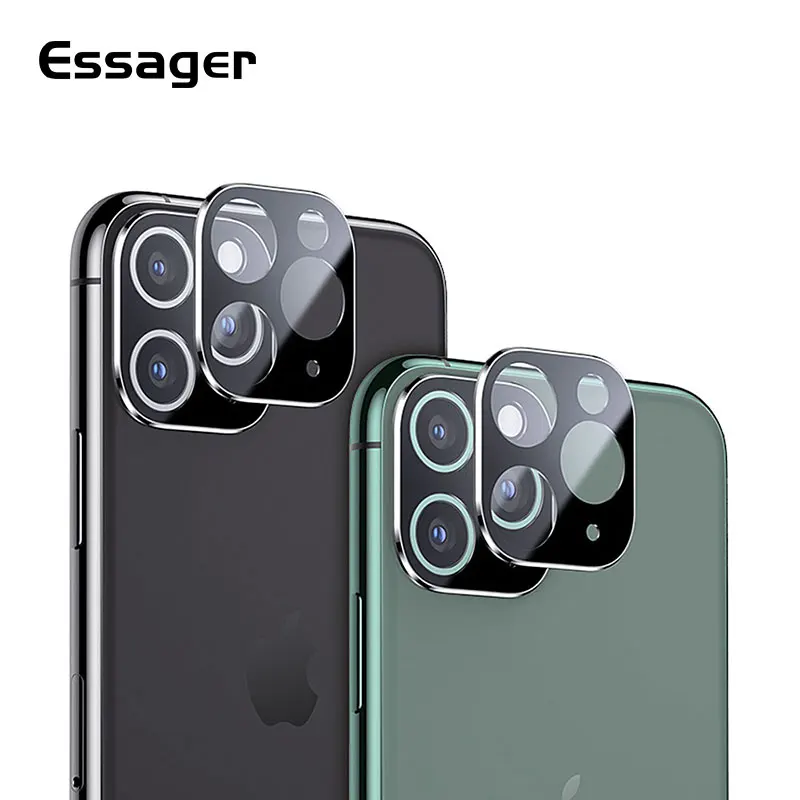  Essager Zurück Kamera Objektiv Protector Für iPhone 11 Pro Max 03mm Ultra Thin Gehärtetes Glas Tele