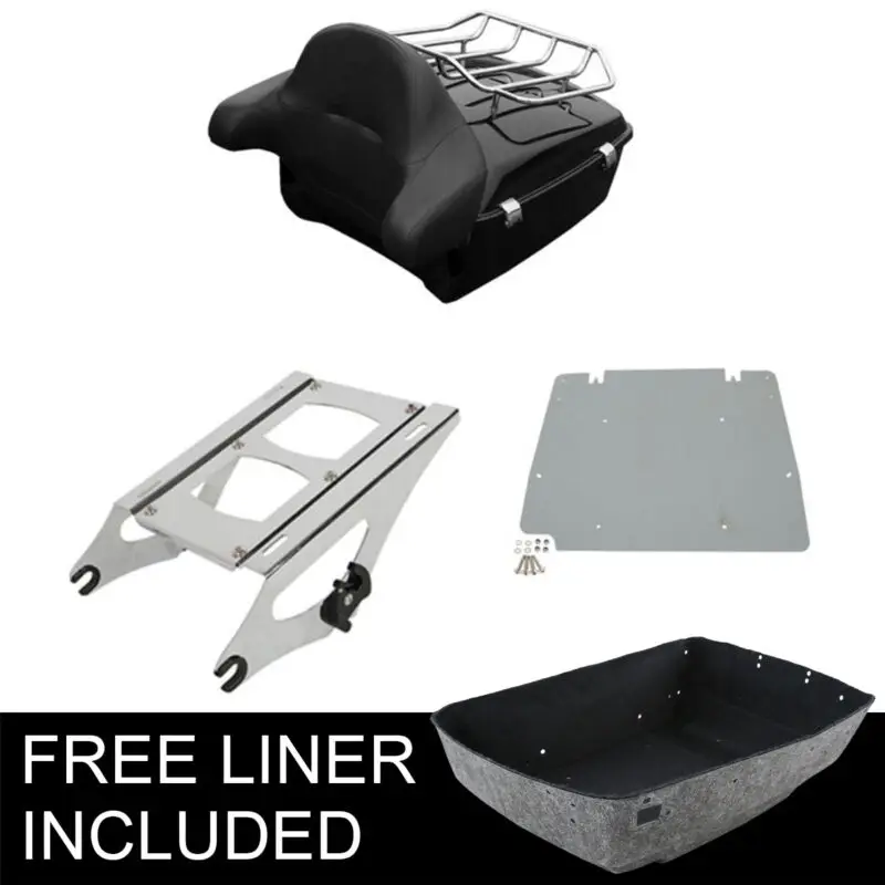 Motorcycle Painted King Tour Pack Trunk Luggage Rack For Harley Tour Pak Touring Models Road King Street Electra Glide 2014-